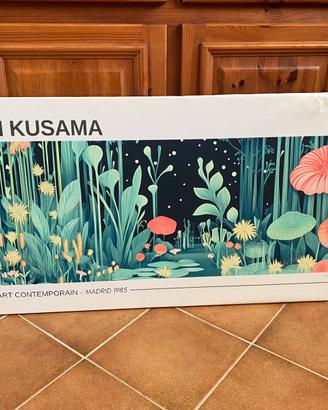 Kusama quadro ninfee 50x100 cm