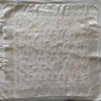 Fazzoletto in seta antico per costume sardo