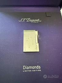 Accendino dupoint con diamanti
