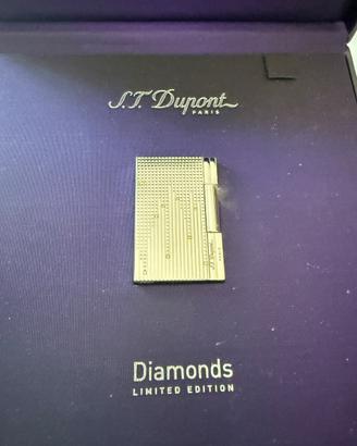 Accendino dupoint con diamanti