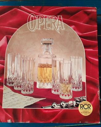 Set da whisky 7 Pz  Cristalliera italiana RCR