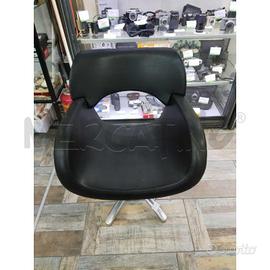 SEDIA UFFICIO DA NEGOZIO MALETTI NERA