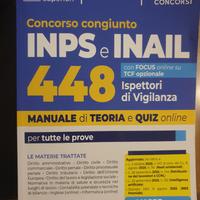 libro concorso Inps e Inail 448 Ispettori di Vigil