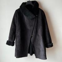 Cappotto finto scamosciato