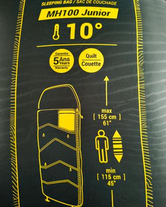 sacco a pelo bambino decathlon MH100