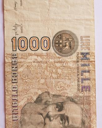 Banconota italiana 1000 lire