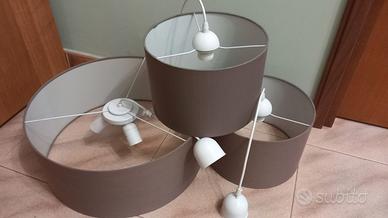 Lampadari in tessuto