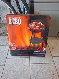Barbecue a carbonella portatile trepiede nuovo 