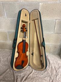 Violino vintage con custodia inclusa