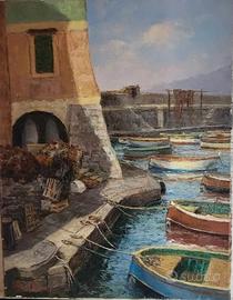 Olio su tela di Brighenti. 