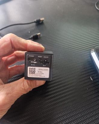 Telecamera alta risoluzione con batt. per auto