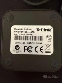 Hub USB D-Link DUB-H4 4 Porte