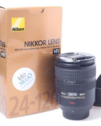 OBIETTIVO NIKON AF-S 24-120 MM F/3.5-5.6 G ED VR.