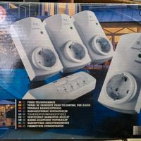 Kit 4 Prese Telecomandate con Dimmer