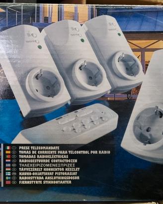 Kit 4 Prese Telecomandate con Dimmer