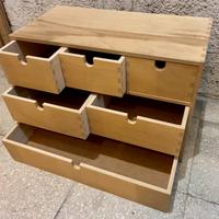 IKEA MOPPE 1a serie - Minicassettiera in legno