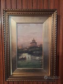 tre dipinti di Lucio Cargnel