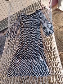 Vestito bianco e nero