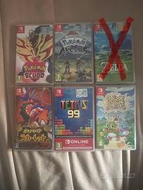 Giochi switch in blocco o singoli