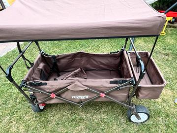 Carrello carretto bambini per la spiaggia Fuxtec