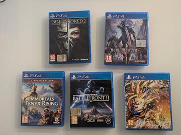 Giochi PS5 PS4 in blocco o separati 