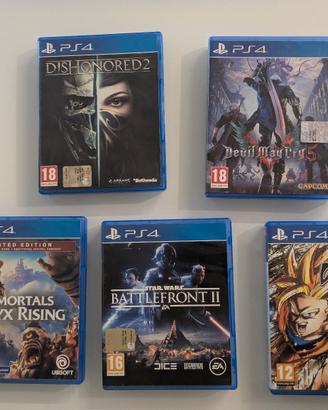 Giochi PS5 PS4 in blocco o separati 