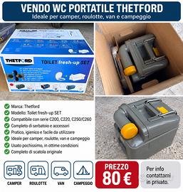 WC PORTATILE THETFORD serie C200, C220 e C250/C260