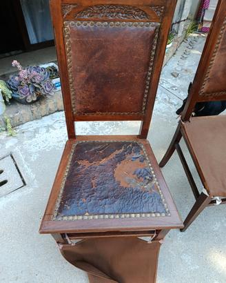 3 sedie prima patina