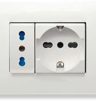 Monoblocco 2 prese elettriche