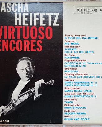 LP “Virtuoso Encores” – Jascha Heifetz