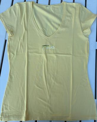 Tshirt giallo chiaro Fila da sport