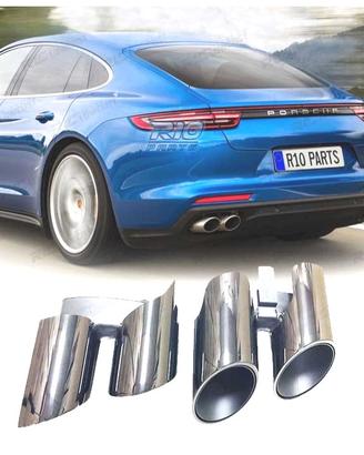 TERMINALI SCARICO PORSCHE PANAMERA 17- LOOK S CROM