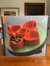 Antipastiera cuori girevole