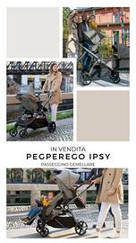 Peg Perego Ypsi passeggino gemellare trasformabile