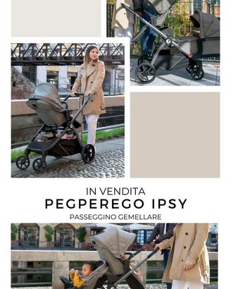 Peg Perego Ypsi passeggino gemellare trasformabile