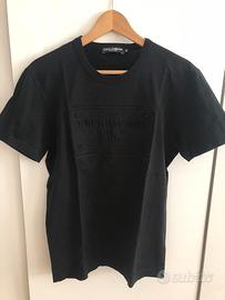 T-shirt nera uomo Dolce & Gabbana