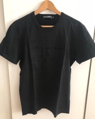 T-shirt nera uomo Dolce & Gabbana