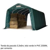 Tenda da pascolo 6x3 in PVC