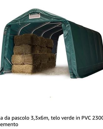 Tenda da pascolo 6x3 in PVC