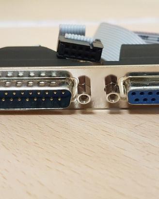 Adattatore scheda DB 25 FEMMINA IDC 16 P FEMMINA +