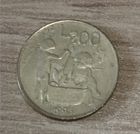 M.200 lire San Marino LIBERTAS 1995