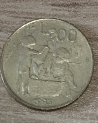 M.200 lire San Marino LIBERTAS 1995