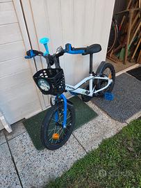 bicicletta decathlon 16 pollici