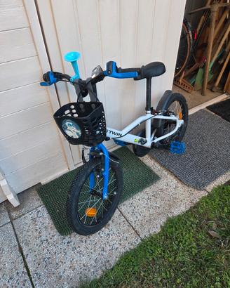bicicletta decathlon 16 pollici