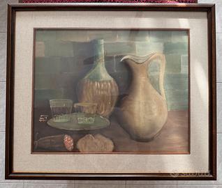 Quadro incorniciato dipinto olio