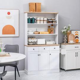 NUOVO credenza alta da cucina armadietto mobile