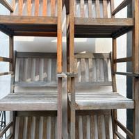 Poltrone in legno di acacia