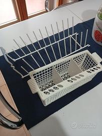 CESTELLO PORTAPOSATE LAVASTOVIG +  GRIGLIA PIATTI