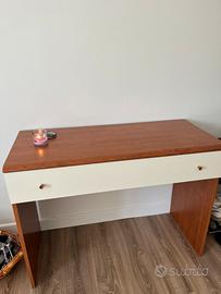 Scrivania consolle artigianale anni 30