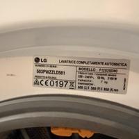 Ricambi lavatrice lg mod. F12U2QDNO